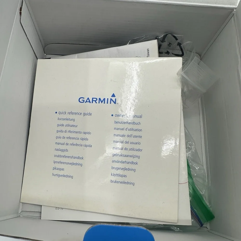 Garmin Forerunner 405CX GPS Wireless Sports Watch Blue w/ USB, HRM, Charger READ